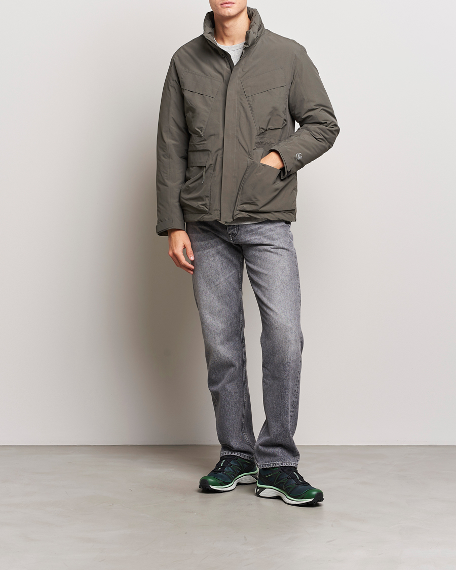 Herre | Jakker | C.P. Company | Micro M Re-Cycled Padded Field Jacket Olive
