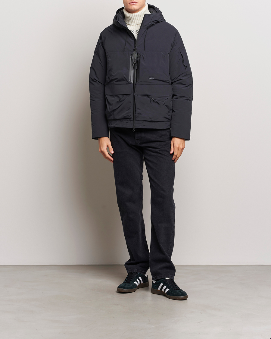 Herre | Jakker | C.P. Company | Micro M Re-Cycled Hood Jacket Black