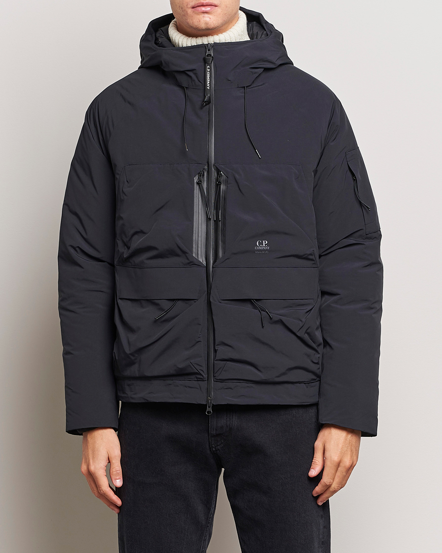 Herre | Jakker | C.P. Company | Micro M Re-Cycled Hood Jacket Black