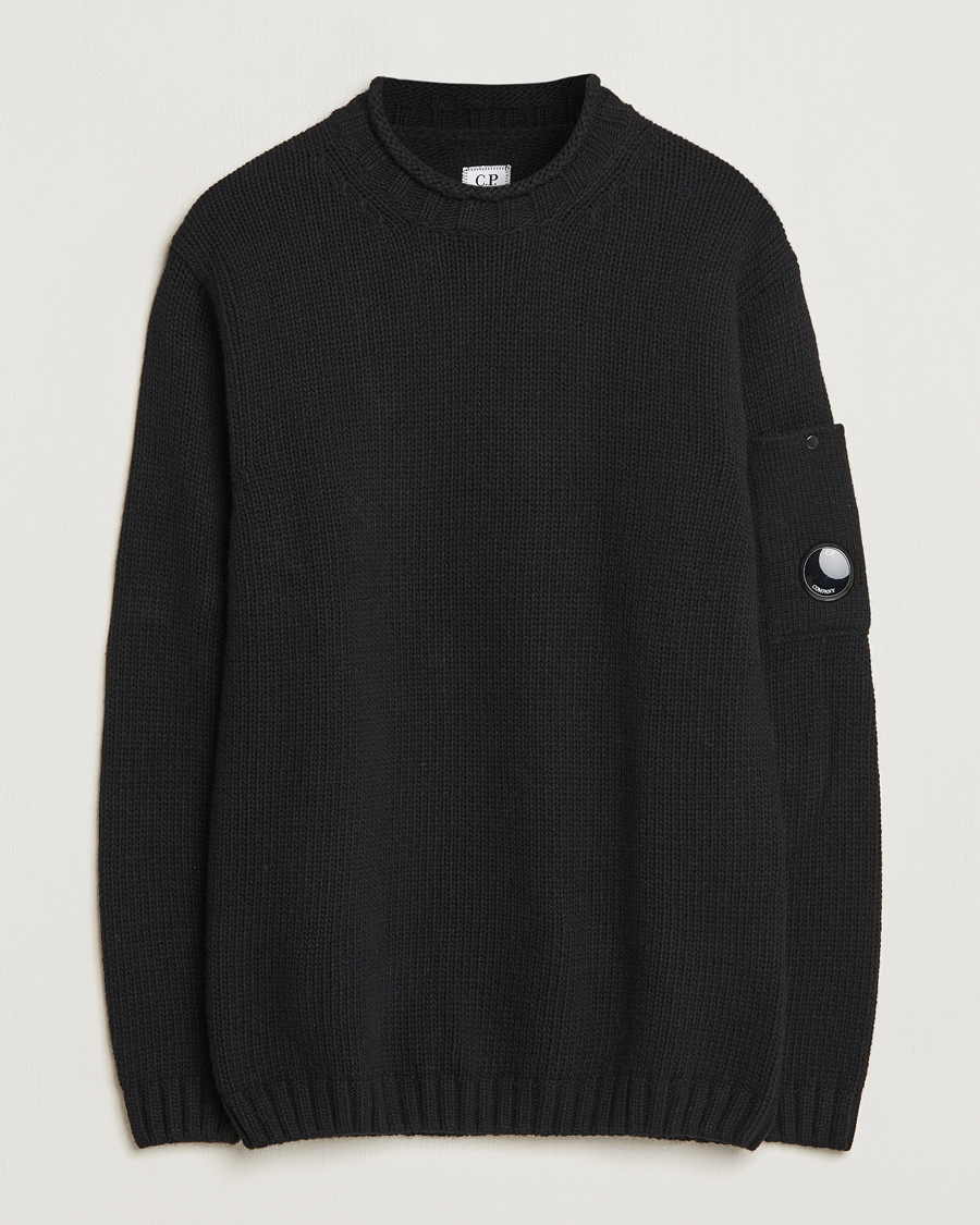 Herre |  | C.P. Company | Knitted Lambswool Turtleneck Black
