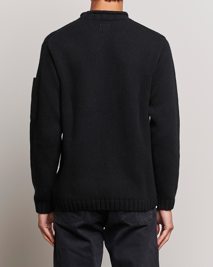 Herre | Gensere | C.P. Company | Knitted Lambswool Turtleneck Black