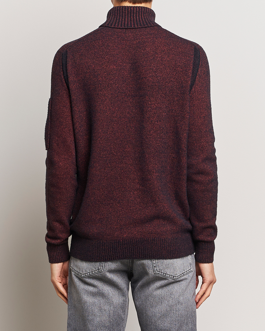 Herre | Gensere | C.P. Company | Fleece Knit Rollneck Red