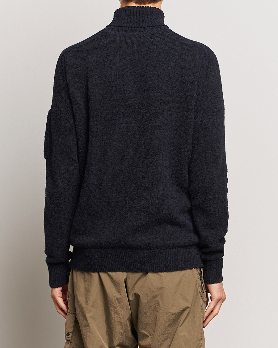 Herre | Gensere | C.P. Company | Fleece Knit Rollneck Black