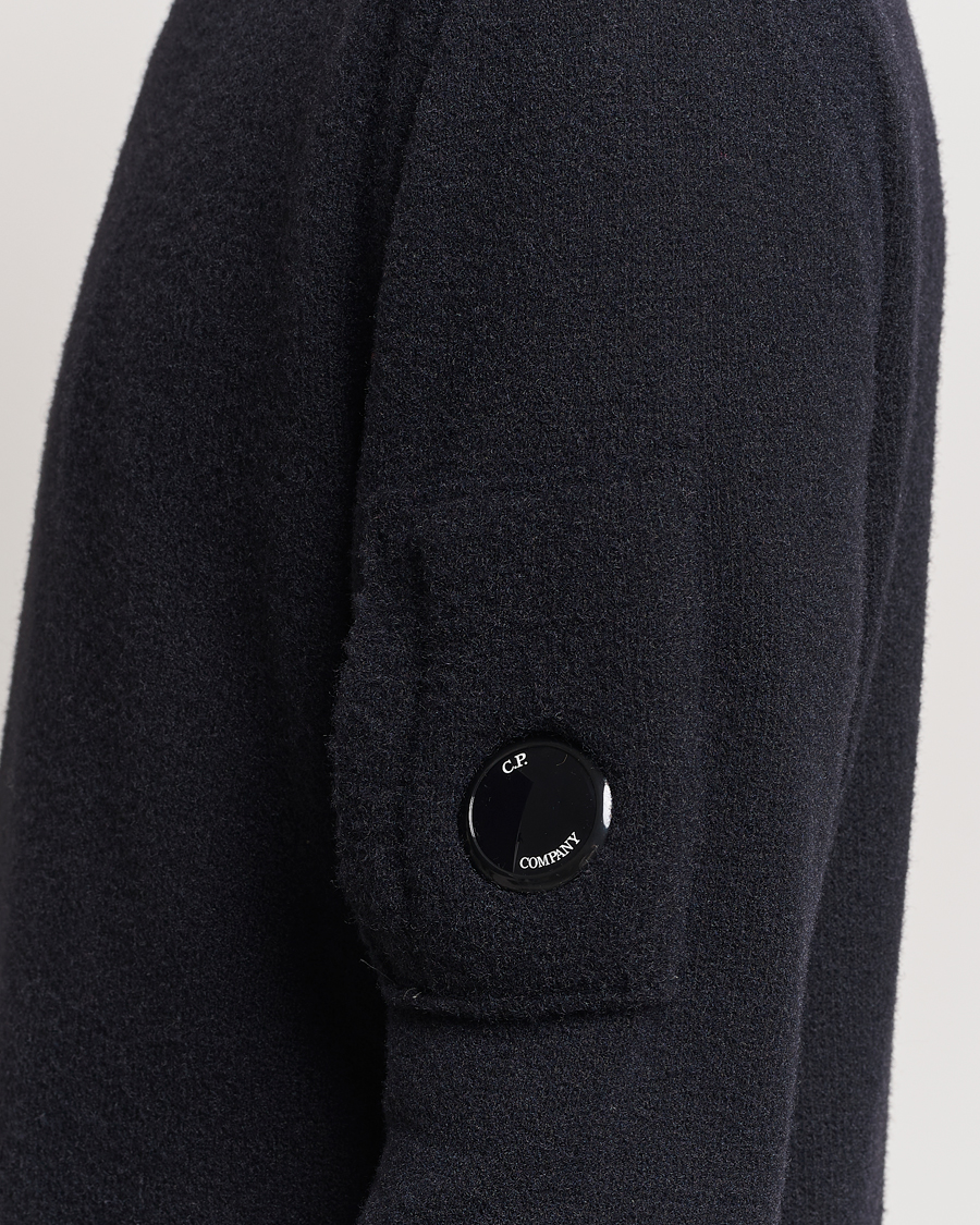 Herre | Gensere | C.P. Company | Fleece Knit Rollneck Black