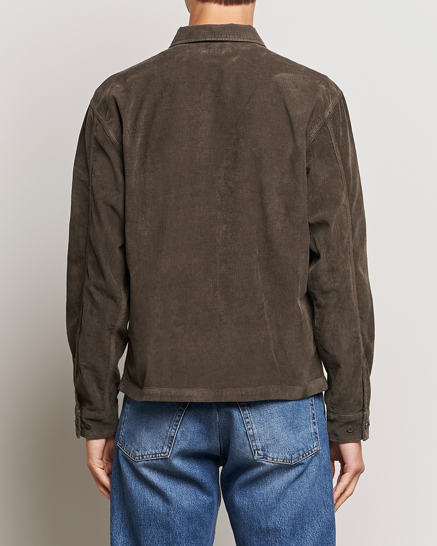 Herre | Skjorter | C.P. Company | Corduroy Double Pocket Overshirt Olive
