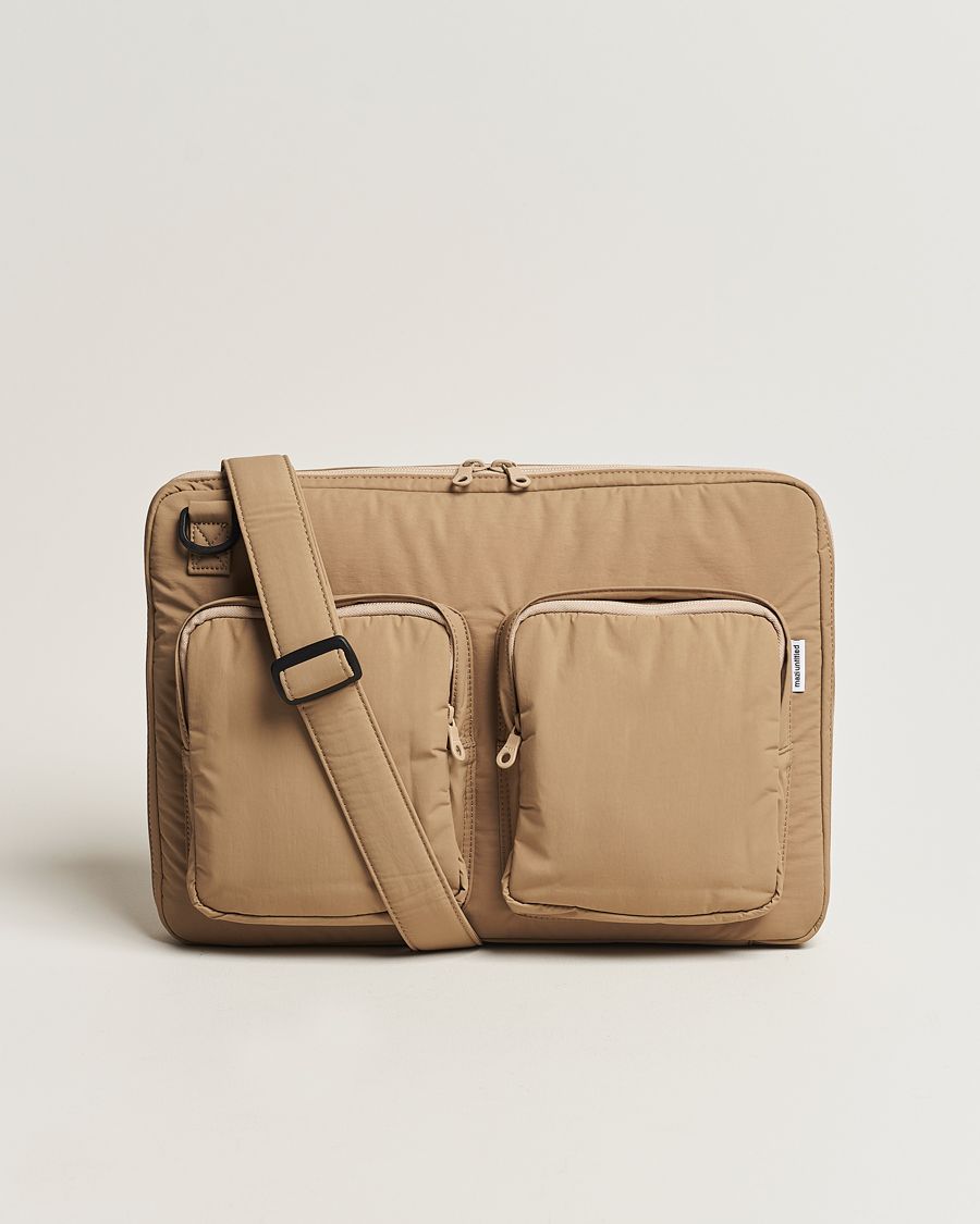 Herre | mazi untitled AM Case 02 Nylon Portfolio Beige | mazi untitled | AM Case 02 Nylon Portfolio Beige