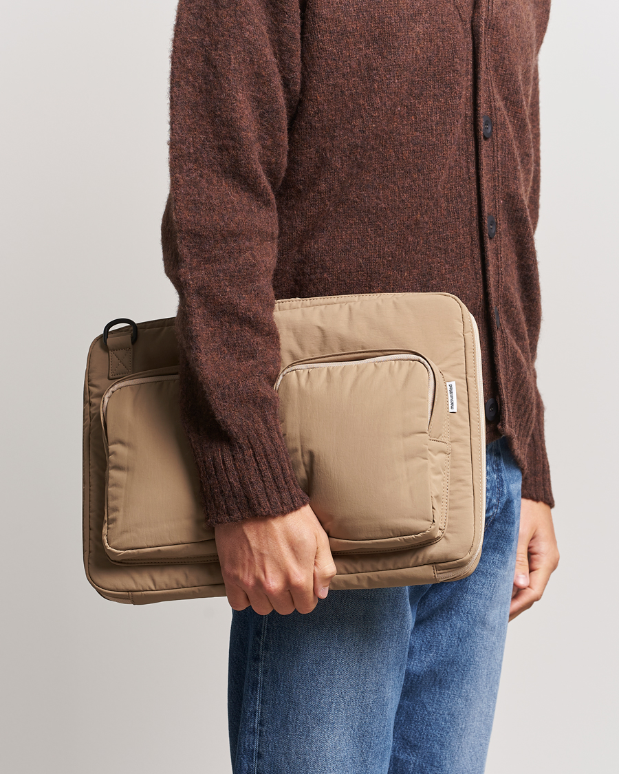 Men | mazi untitled | mazi untitled | AM Case 02 Nylon Portfolio Beige