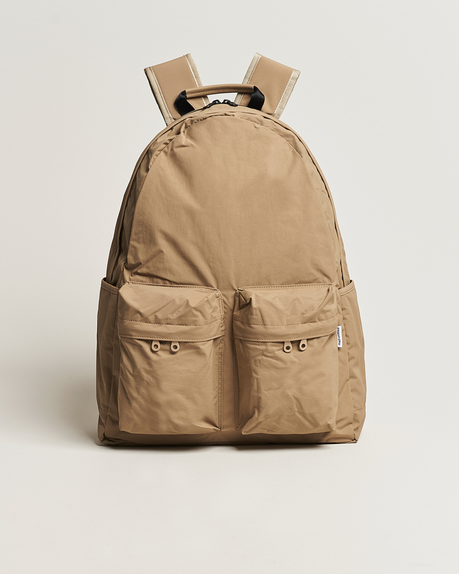 Herre | mazi untitled All Day 03 Nylon Backpack Beige | mazi untitled | All Day 03 Nylon Backpack Beige