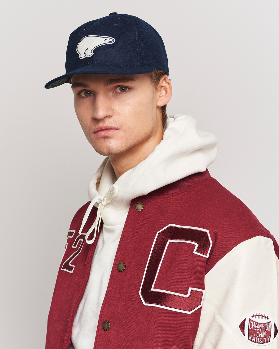Herre | Ebbets Field Flannels Made in USA Cervezeria Polar 1950 Vintage Ballcap Navy | Ebbets Field Flannels | Made in USA Cervezeria Polar 1950 Vintage Ballcap Navy