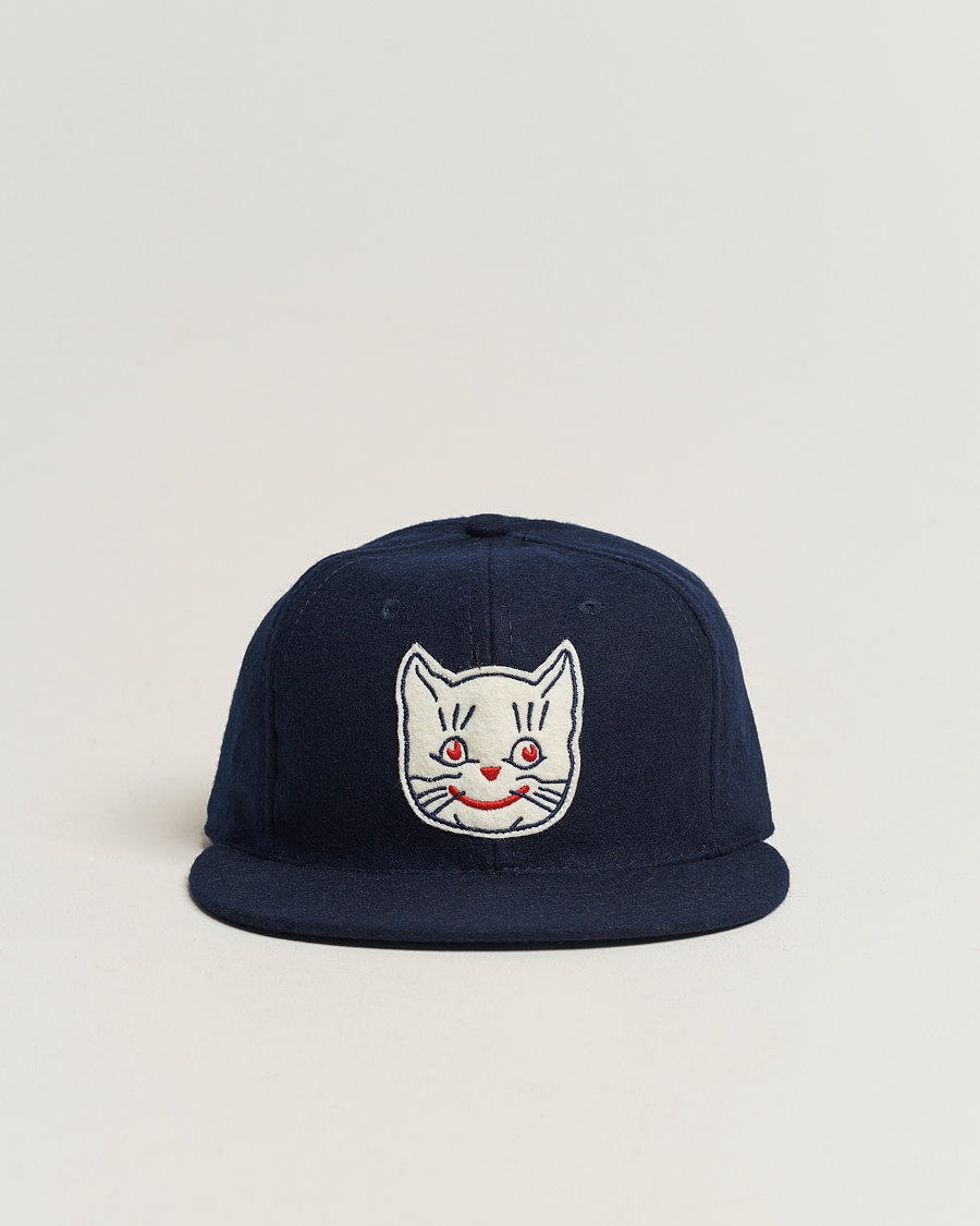 Herre | Ebbets Field Flannels Made in USA Kansas City Katz 1961 Vintage Ballcap Navy | Ebbets Field Flannels | Made in USA Kansas City Katz 1961 Vintage Ballcap Navy