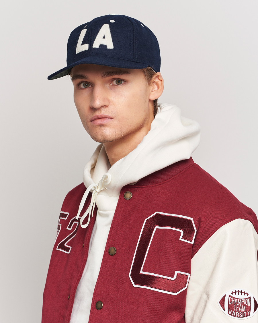 Herre | Ebbets Field Flannels Made in USA Los Angeles 1954 Vintage Ballcap Navy | Ebbets Field Flannels | Made in USA Los Angeles 1954 Vintage Ballcap Navy