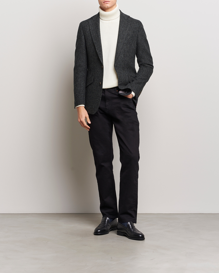 Herre | Dressjakker | Walker Slater | Edward Wool Donegal Blazer Charcoal