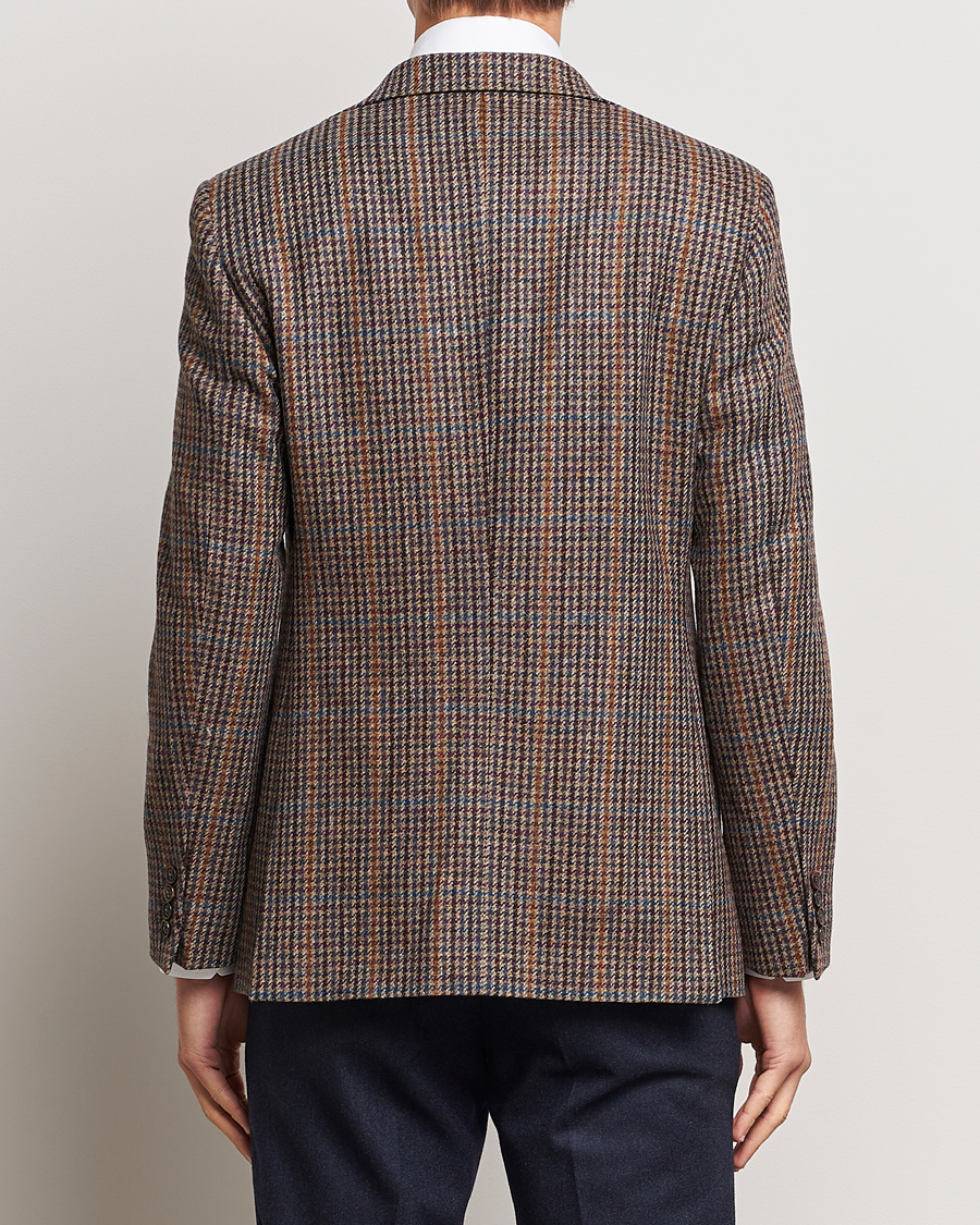 Herre | Dressjakker | Walker Slater | Edward Lambswool Houndstooth Blazer Brown/Navy