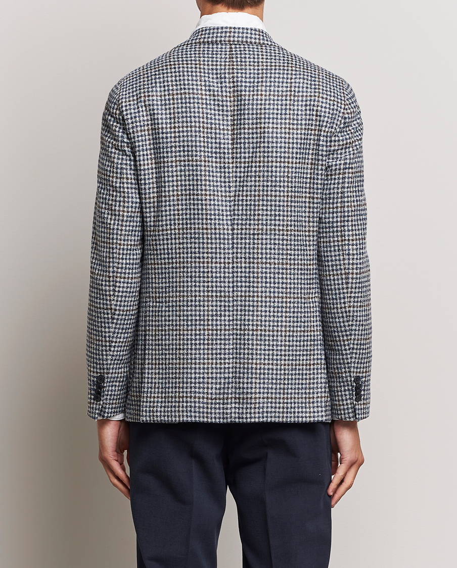 Herre | Dressjakker | L.B.M. 1911 | Jack Regular Checked Wool Blazer Blue