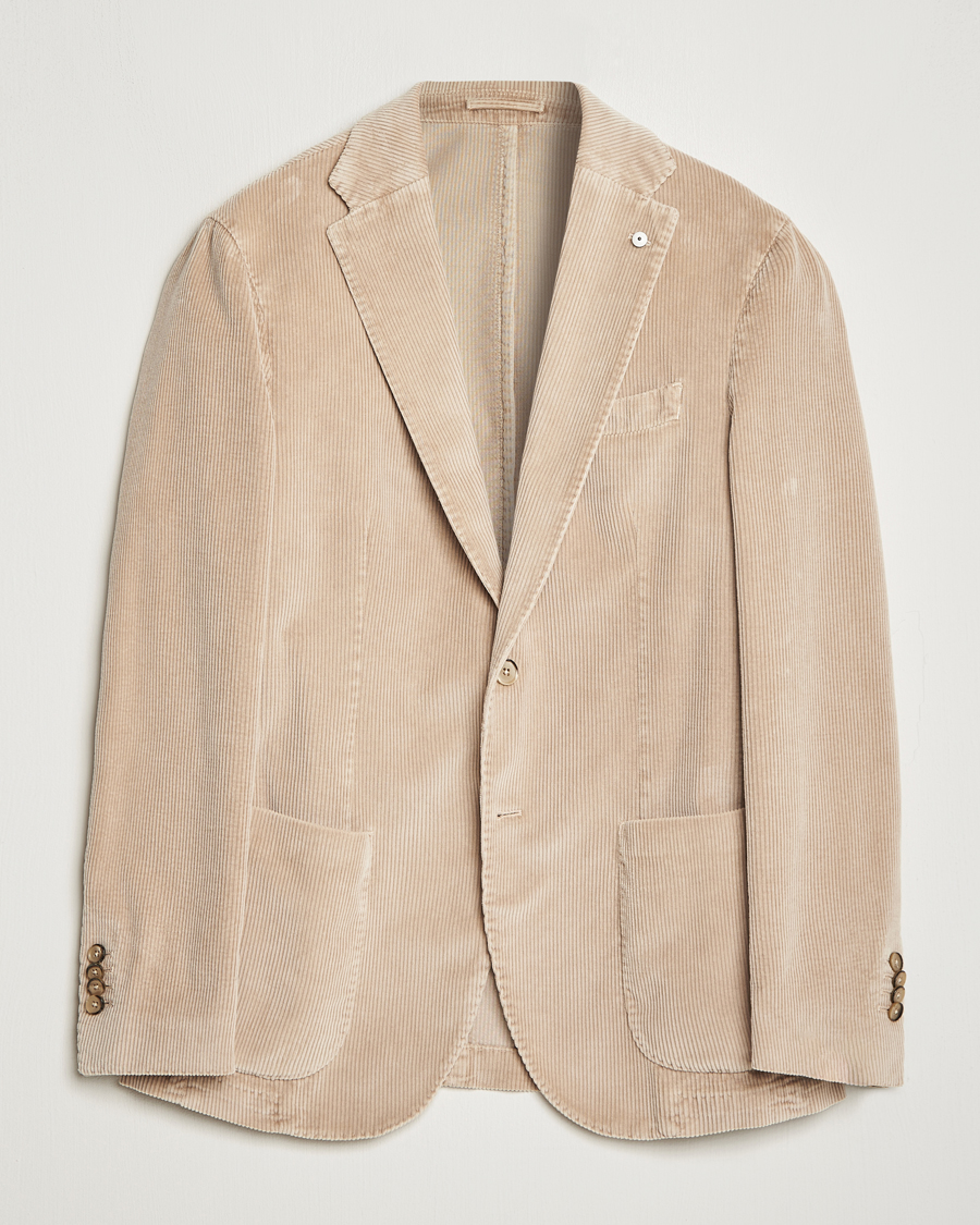 Herre | Dressjakker | L.B.M. 1911 | Jack Corduroy Blazer Beige