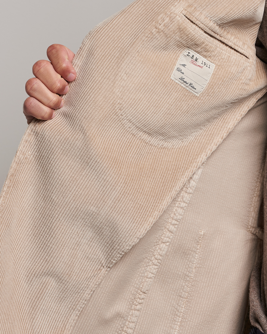 Herre | Dressjakker | L.B.M. 1911 | Jack Corduroy Blazer Beige