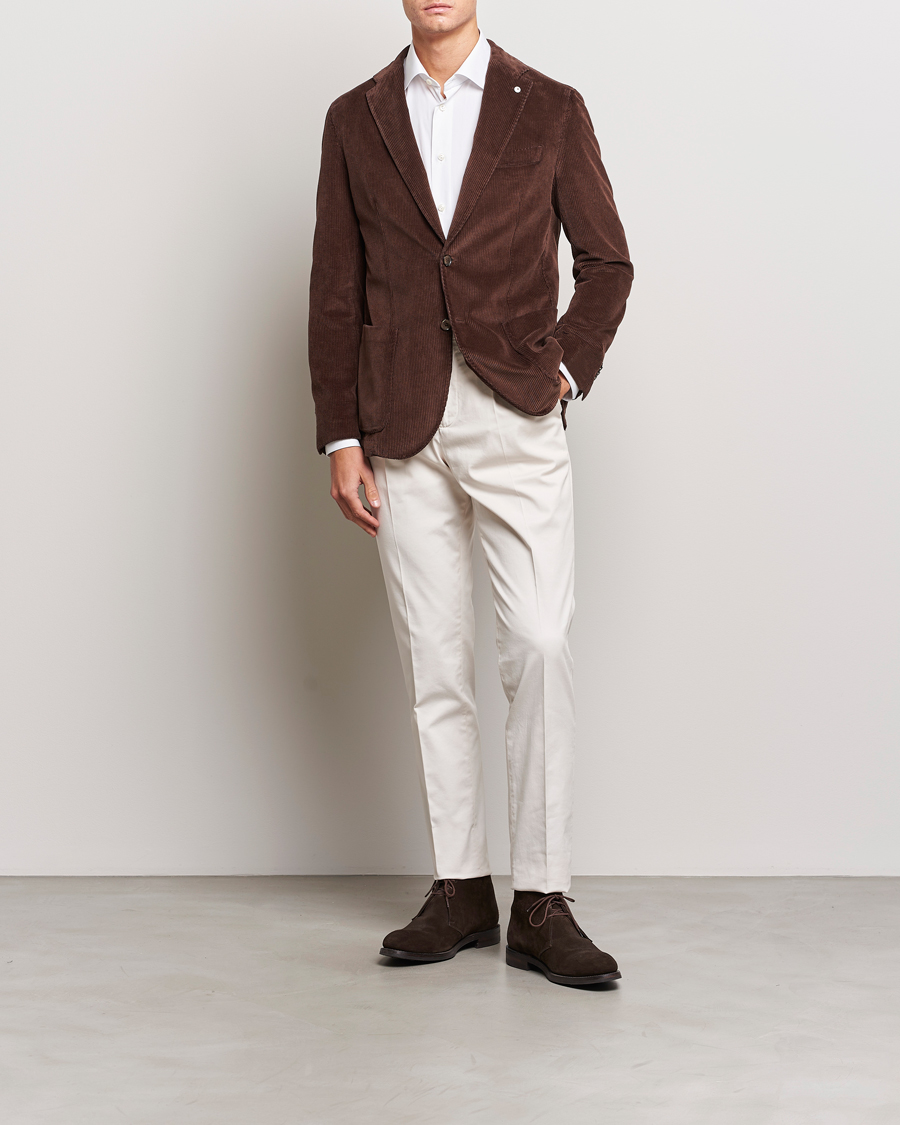 Herre | Dressjakker | L.B.M. 1911 | Jack Corduroy Blazer Brown