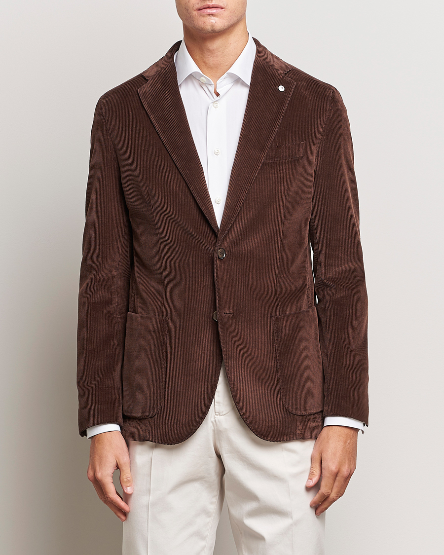 Herre | Jakke og bukse | L.B.M. 1911 | Jack Corduroy Blazer Brown