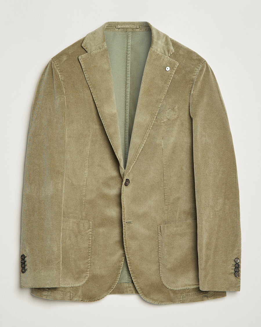 Herre | Dressjakker | L.B.M. 1911 | Jack Corduroy Blazer Olive