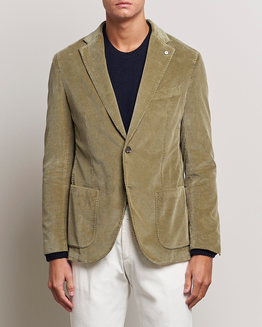 Herre | Dressjakker | L.B.M. 1911 | Jack Corduroy Blazer Olive