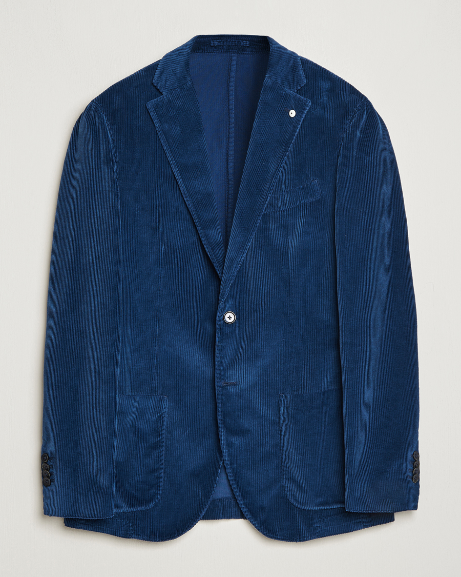 Herre | Dressjakker | L.B.M. 1911 | Jack Corduroy Blazer Navy