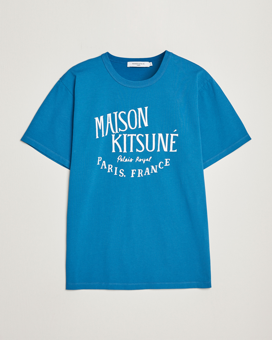 Herre | T-Shirts | Maison Kitsuné | Palais Royal Classic T-Shirt Sapphire Blue