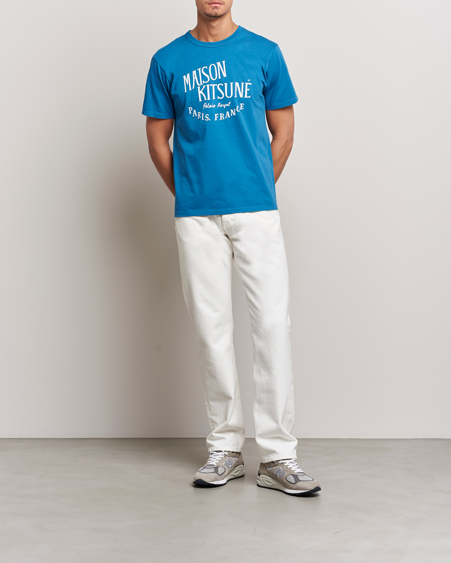 Herre | T-Shirts | Maison Kitsuné | Palais Royal Classic T-Shirt Sapphire Blue
