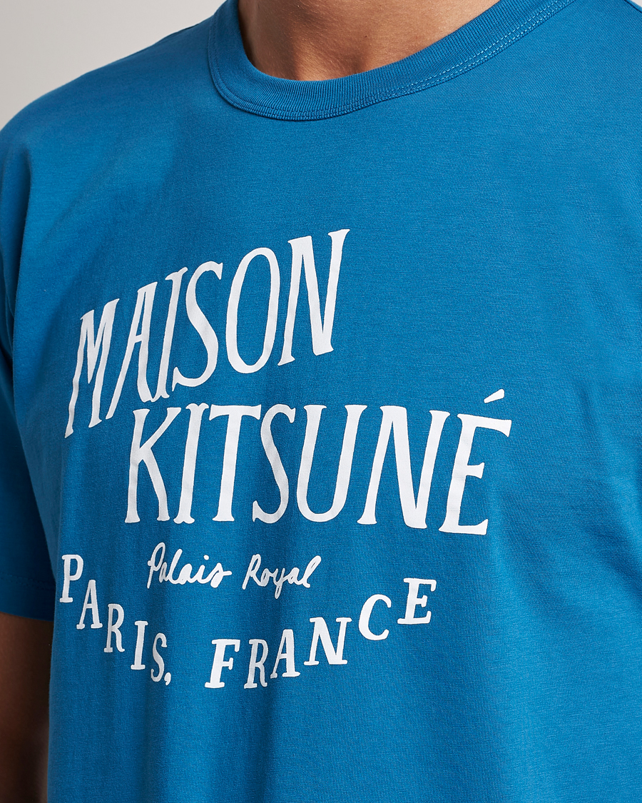 Herre | T-Shirts | Maison Kitsuné | Palais Royal Classic T-Shirt Sapphire Blue