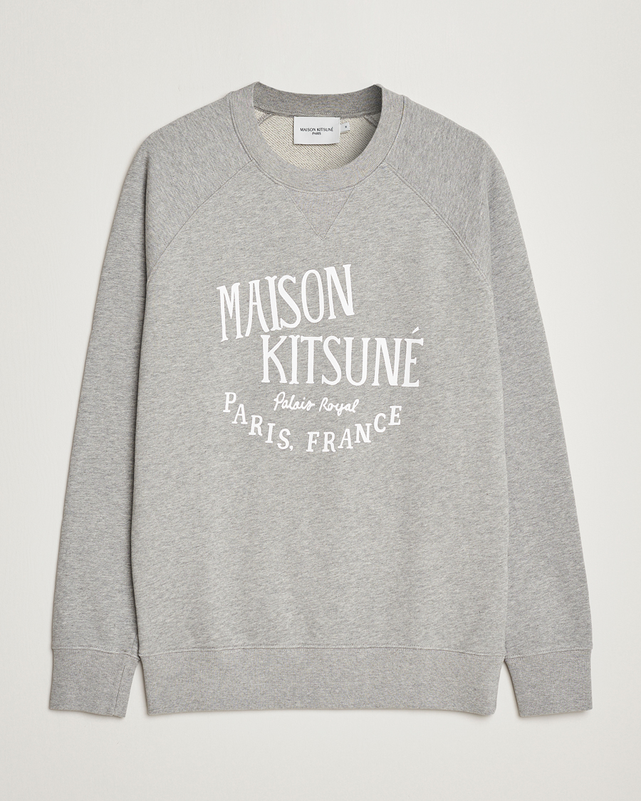Herre |  | Maison Kitsuné | Palais Royal Classic Sweatshirt Grey Melange
