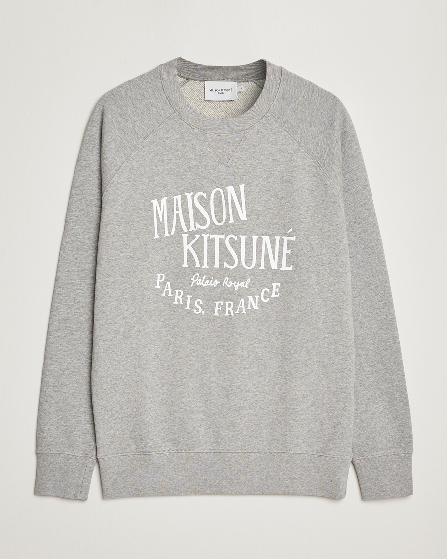 Herre | Gensere | Maison Kitsuné | Palais Royal Classic Sweatshirt Grey Melange