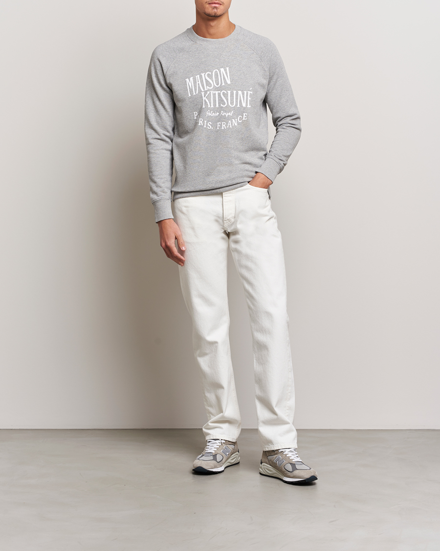 Herre | Gensere | Maison Kitsuné | Palais Royal Classic Sweatshirt Grey Melange