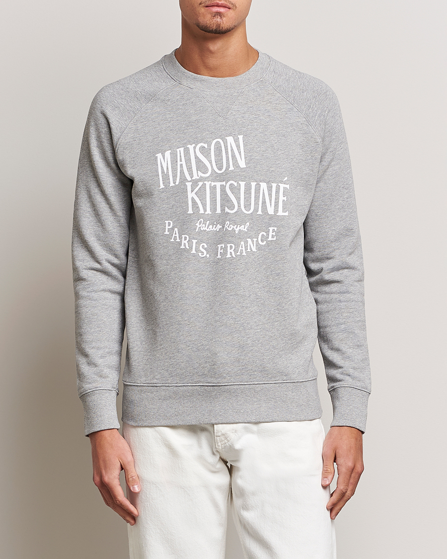Herre | Maison Kitsuné | Maison Kitsuné | Palais Royal Classic Sweatshirt Grey Melange