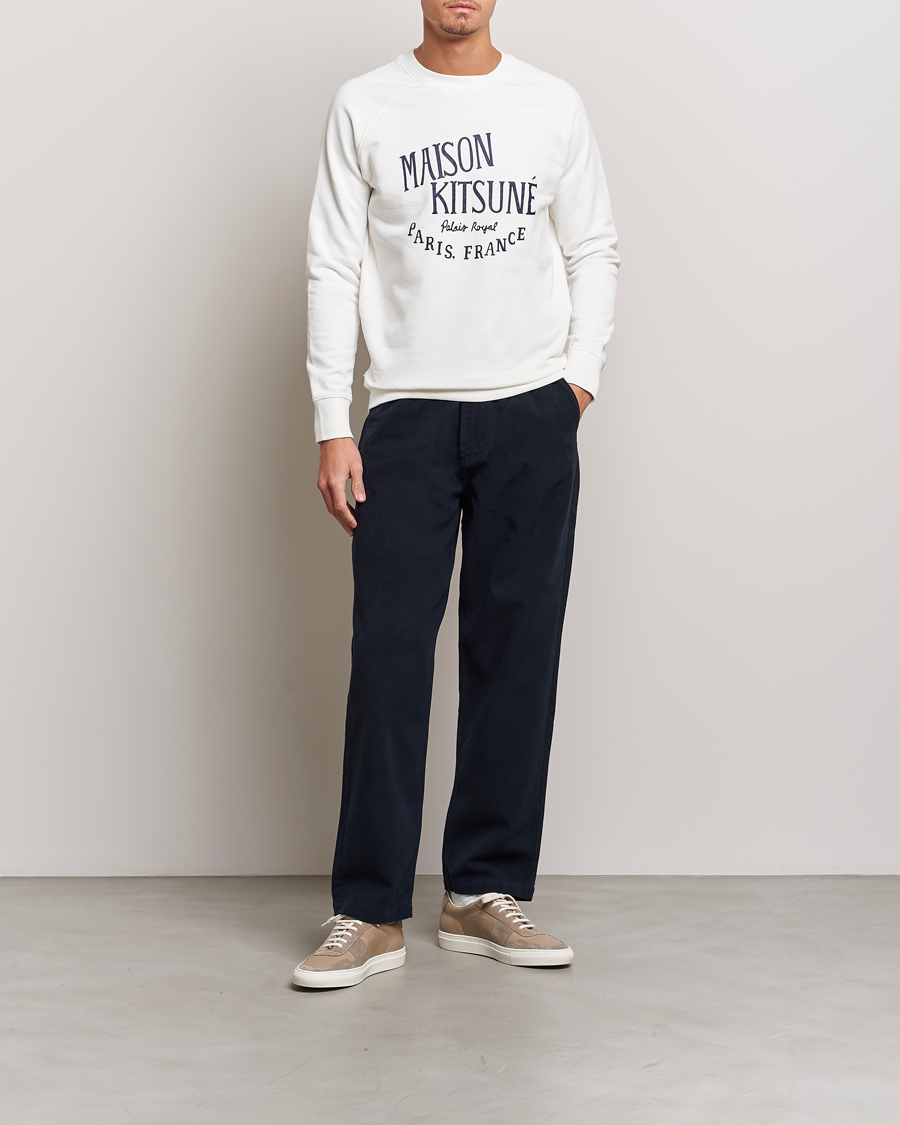 Herre | Gensere | Maison Kitsuné | Palais Royal Classic Sweatshirt Ecru