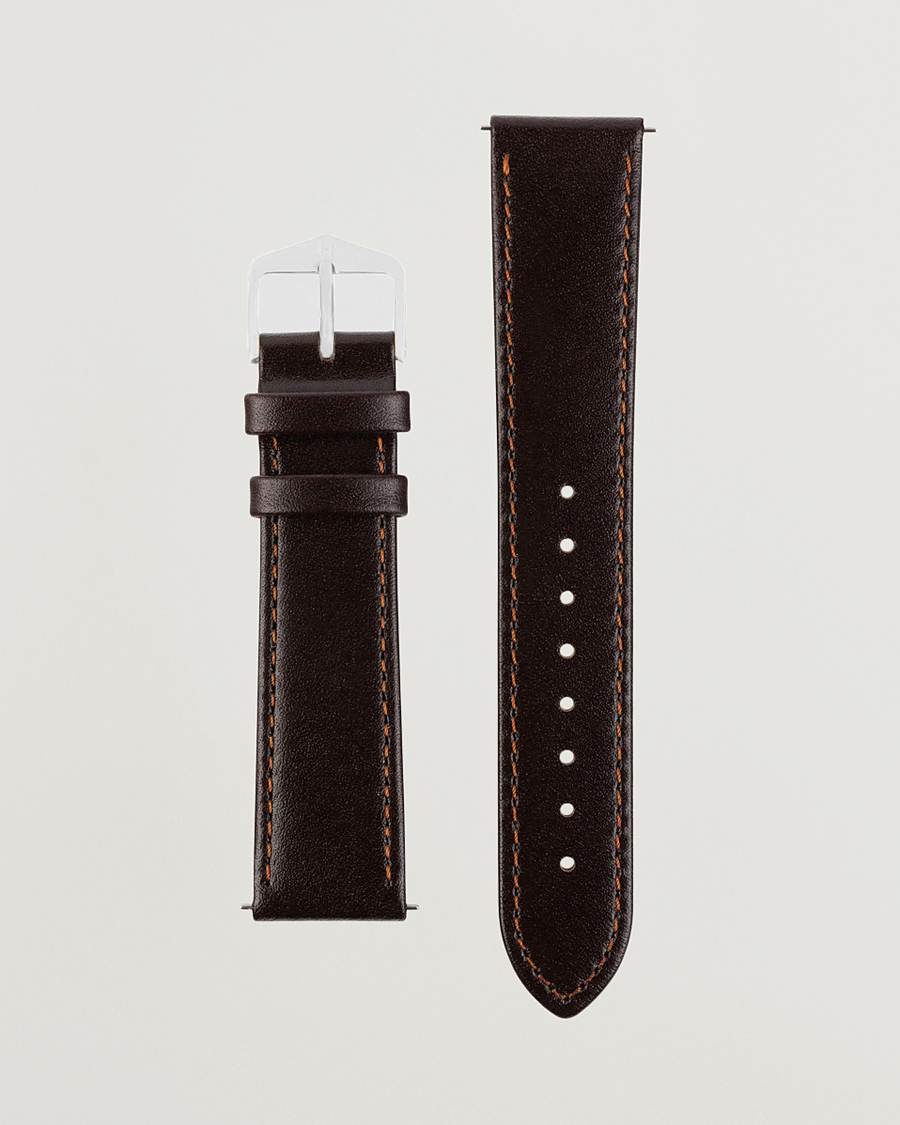 Herre | HIRSCH | HIRSCH | Osiris Calf Leather Watch Strap Brown