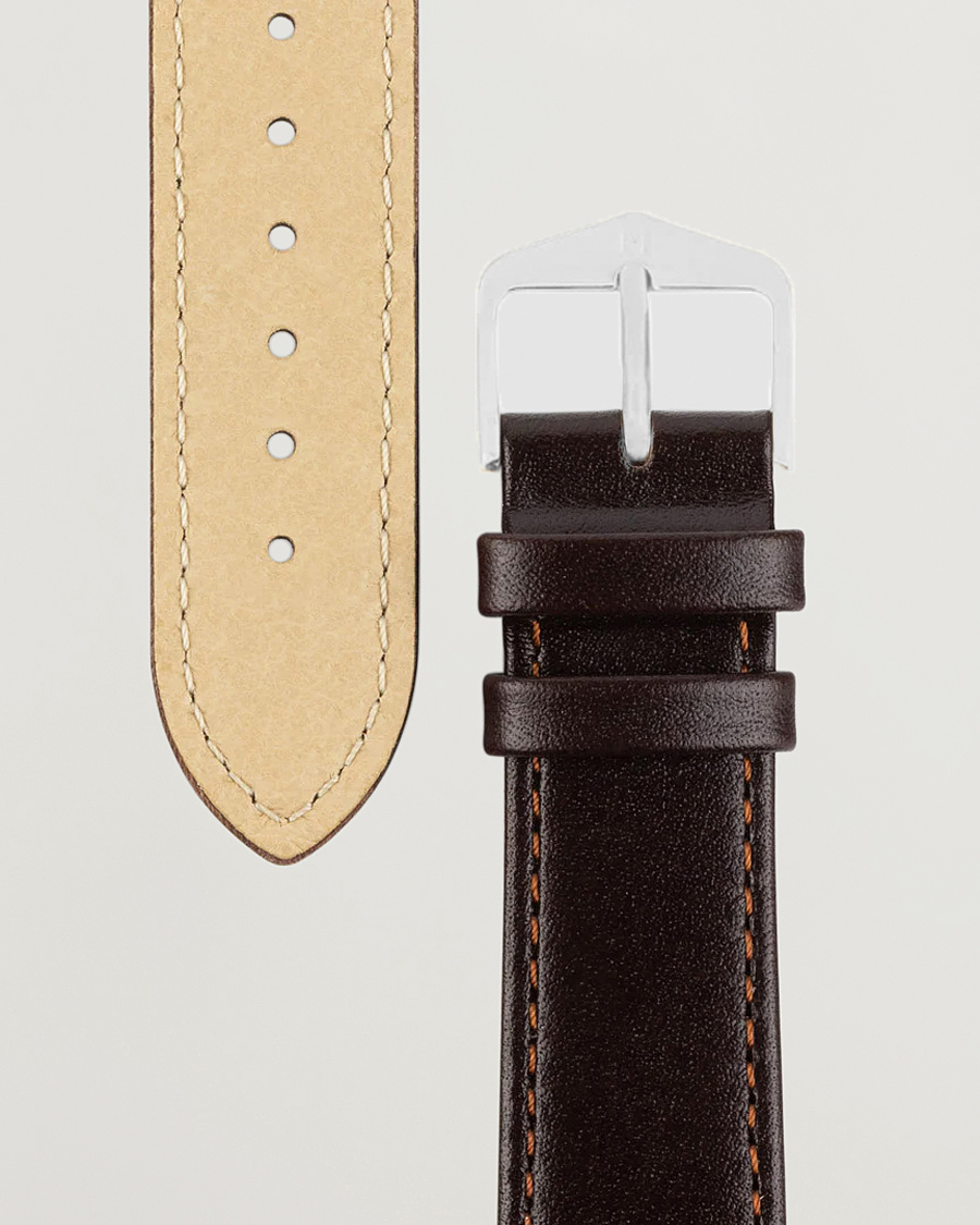 Herre | Klokkeremmer | HIRSCH | Osiris Calf Leather Watch Strap Brown