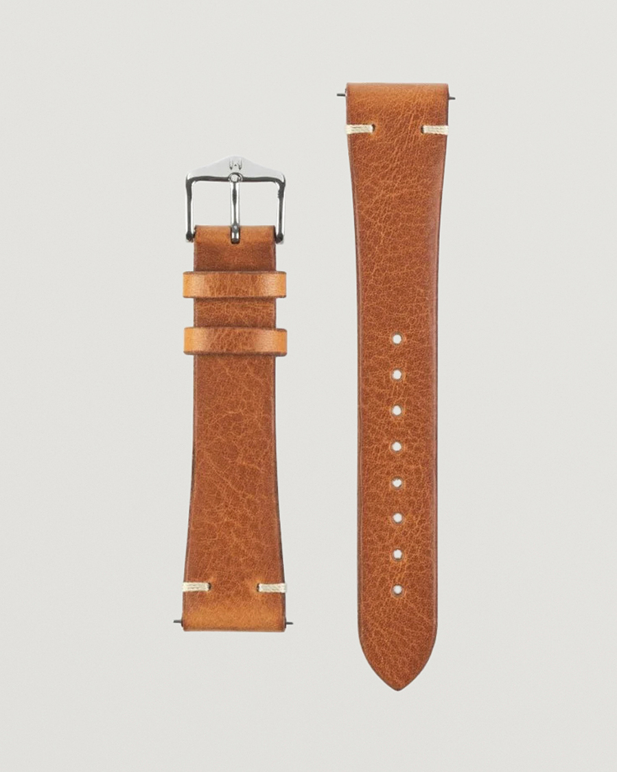 Herre | HIRSCH | HIRSCH | Bagnore Vintage Leather Watch Strap Golden Brown