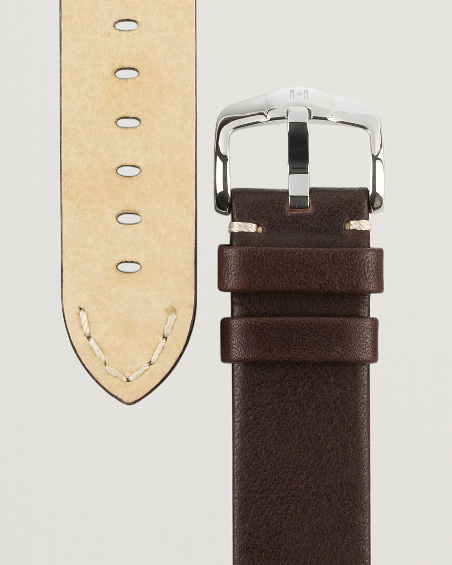 Herre | Klokkeremmer | HIRSCH | Ranger Retro Leather Watch Strap Brown