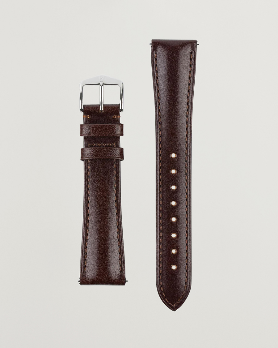 Herre | Klokkeremmer | HIRSCH | Siena Tuscan Leather Watch Strap Brown