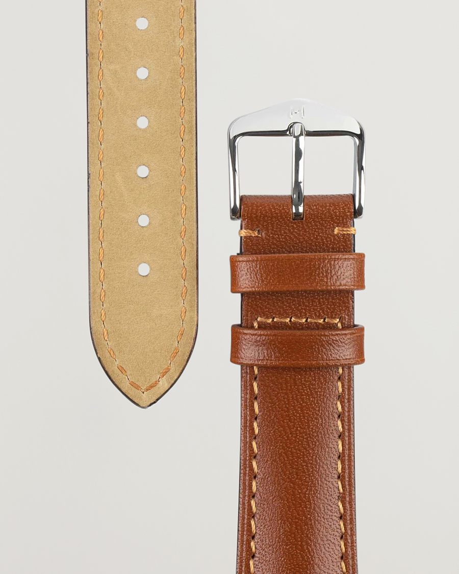 Herre | HIRSCH Siena Tuscan Leather Watch Strap Golden Brown | HIRSCH | Siena Tuscan Leather Watch Strap Golden Brown