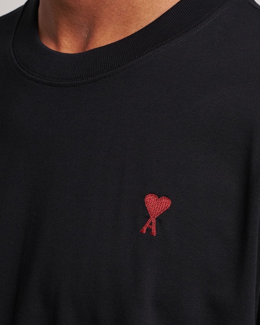 Herre | T-Shirts | AMI | Heart Logo T-Shirt Black