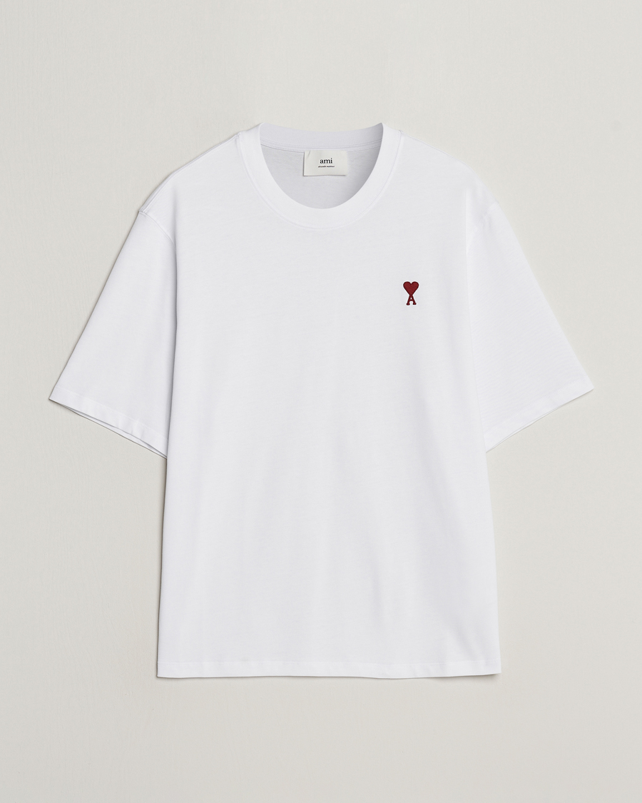 Herre | AMI | AMI | Heart Logo T-Shirt White