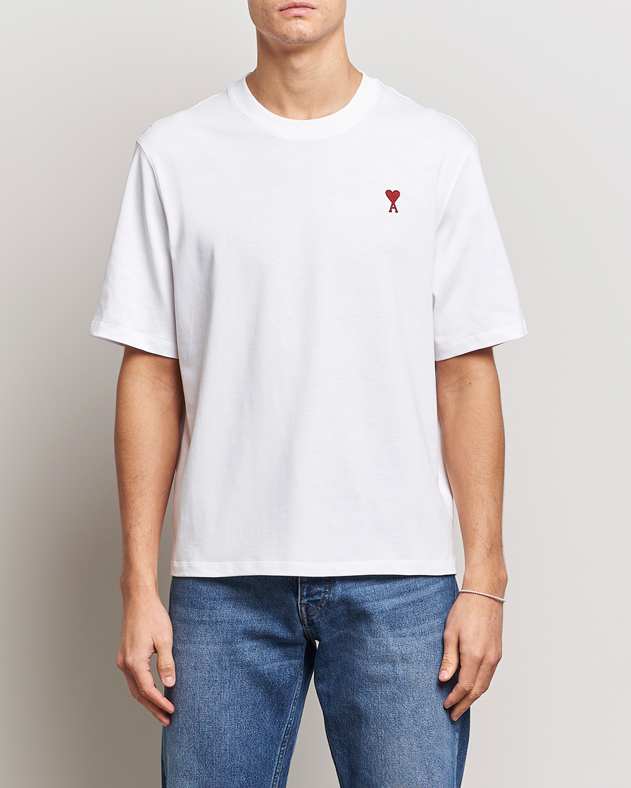 Herre |  | AMI | Heart Logo T-Shirt White