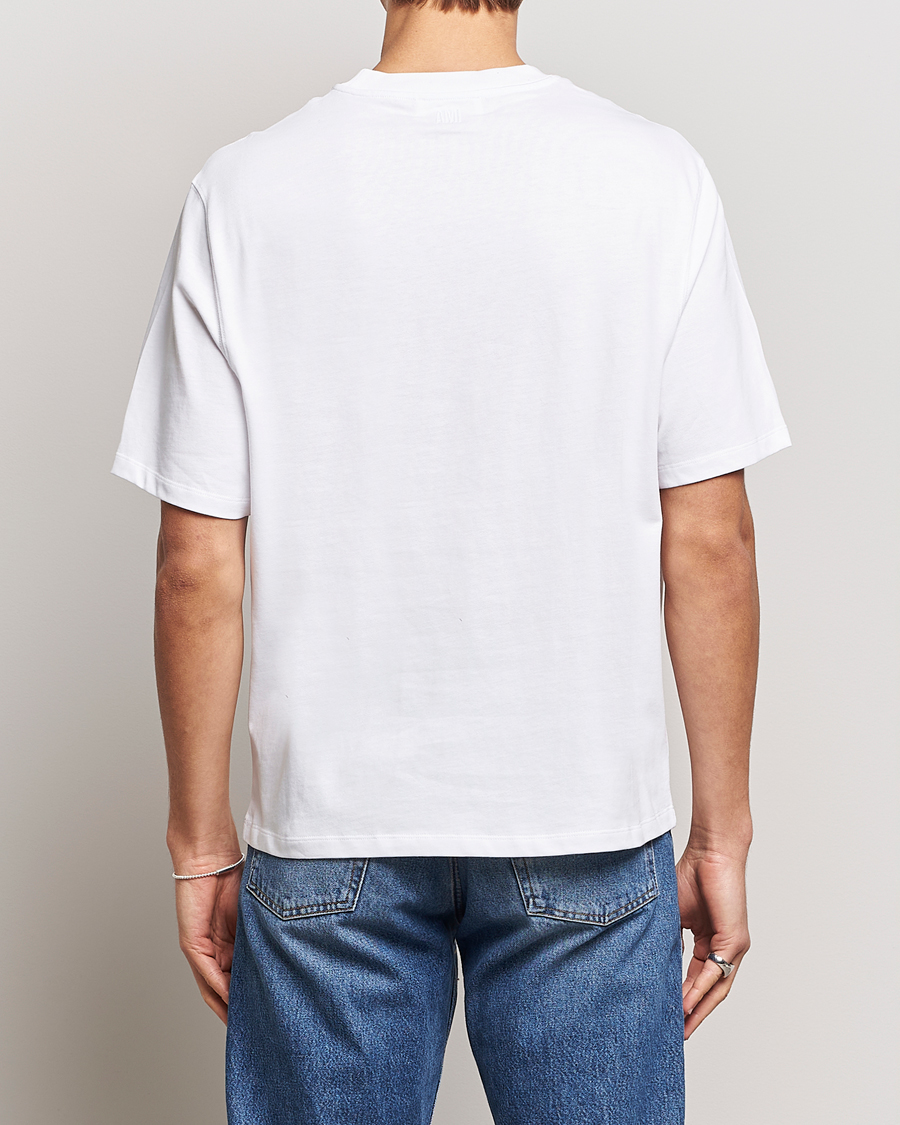 Herre | T-Shirts | AMI | Heart Logo T-Shirt White