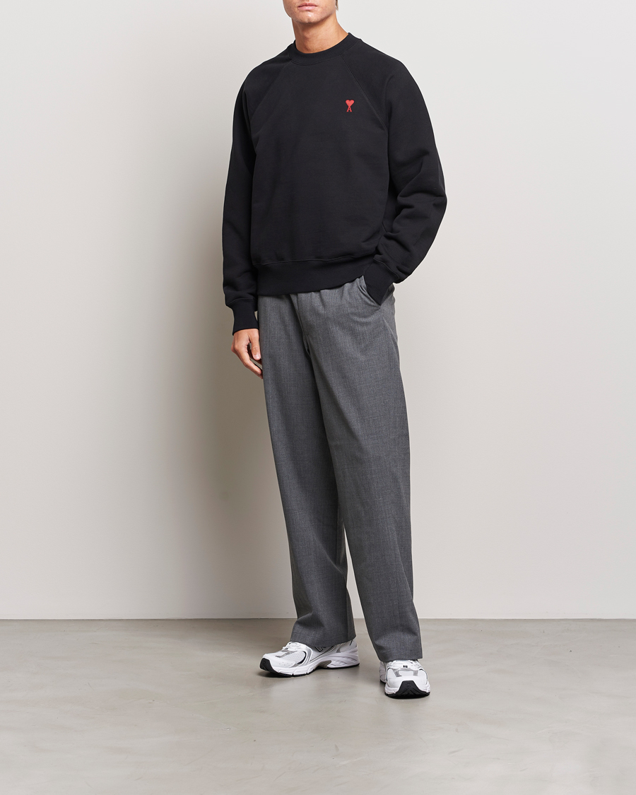 Herre | Gensere | AMI | Heart Logo Sweatshirt Black