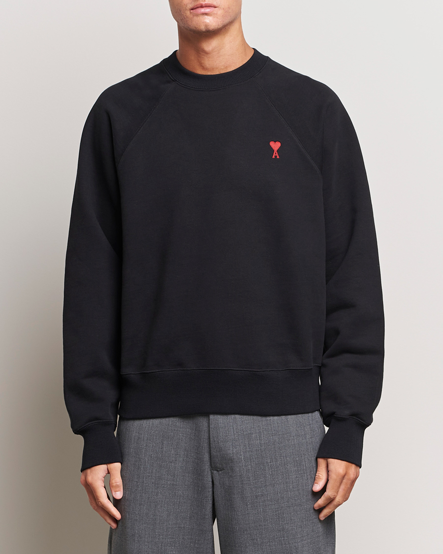Herre | AMI | AMI | Heart Logo Sweatshirt Black