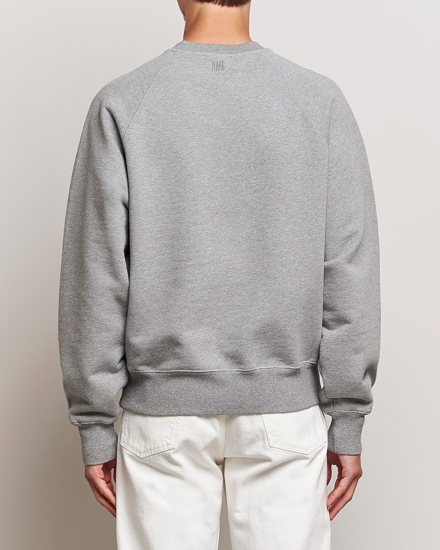 Herre | Gensere | AMI | Heart Logo Sweatshirt Heather Grey