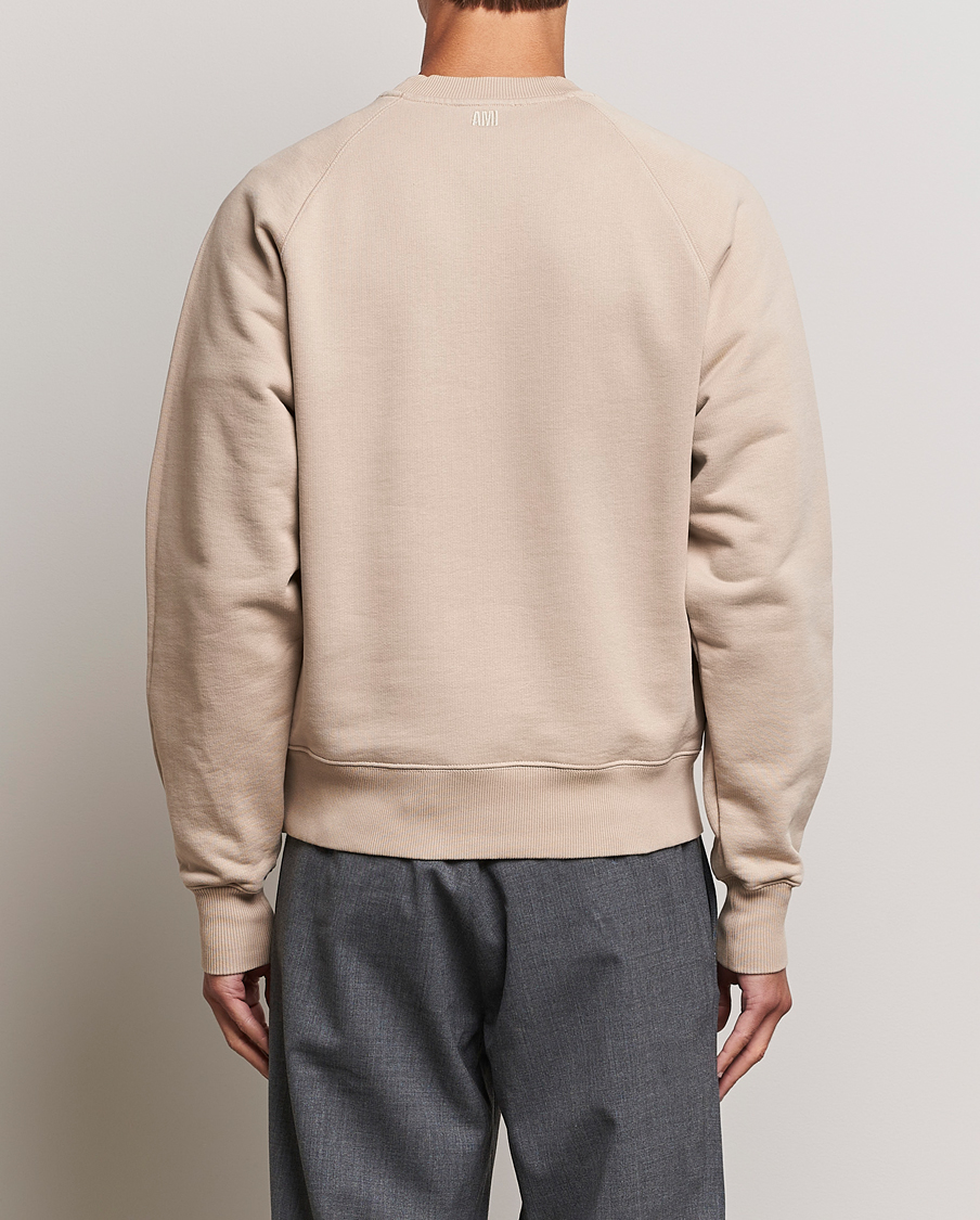 Herre | Gensere | AMI | Heart Logo Sweatshirt Beige