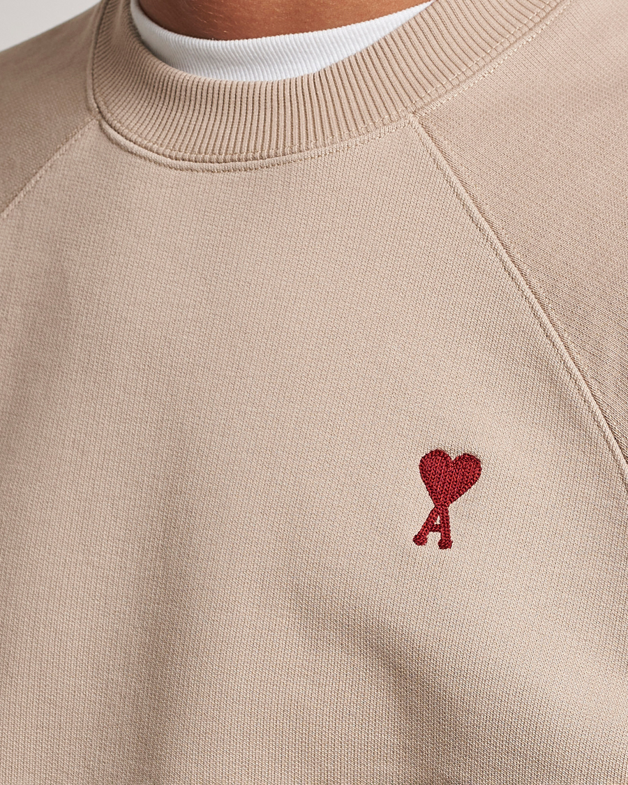 Herre | Gensere | AMI | Heart Logo Sweatshirt Beige