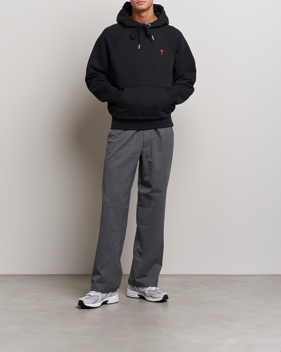 Herre | Gensere | AMI | Heart Logo Hoodie Black