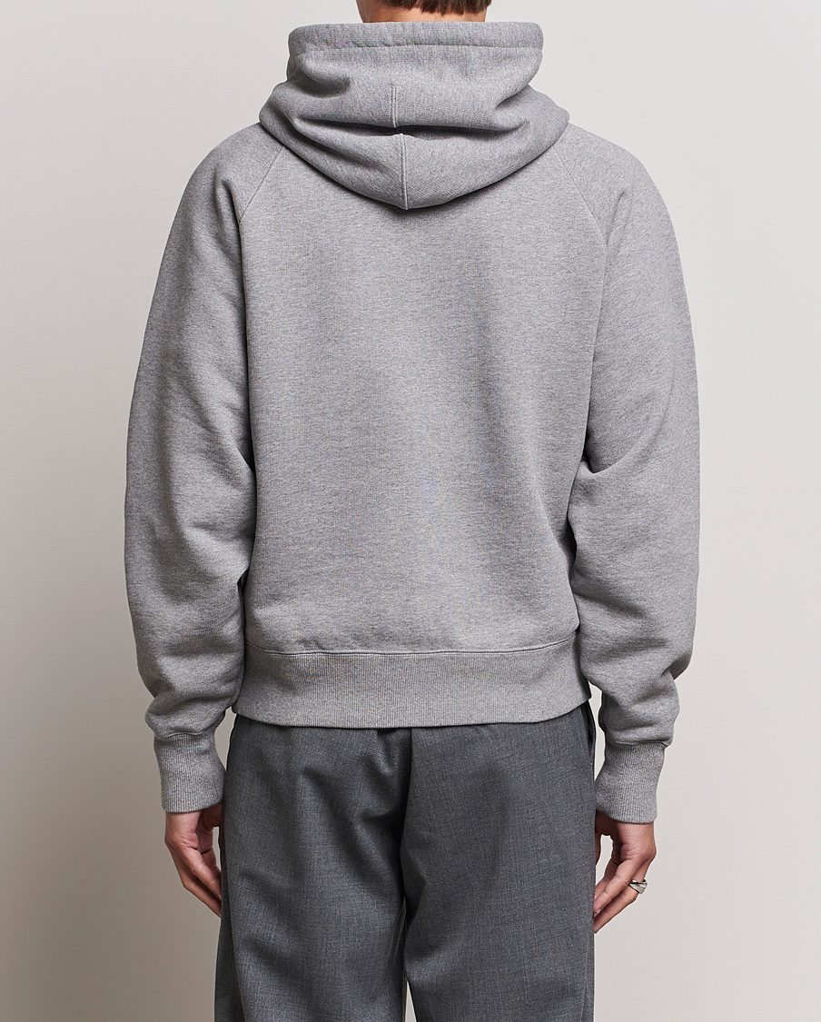 Herre | Gensere | AMI | Heart Logo Hoodie Heather Grey